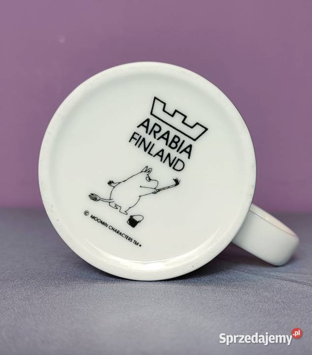 Muminki KUBEK Moomin Arabia Finland sygn KORONA małopolskie