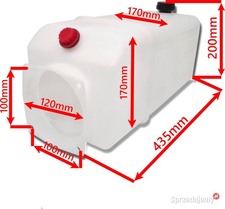 ZBIORNIK 11L AGREGAT HYDRAULICZNY 0266