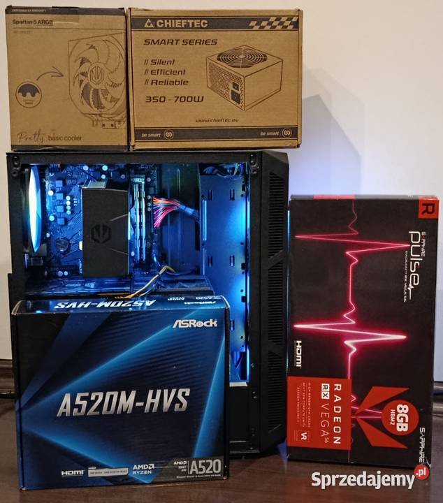 Komputer gamingowy AMD Ryzen 7 3700X Radeon RX Ostrów Wielkopolski