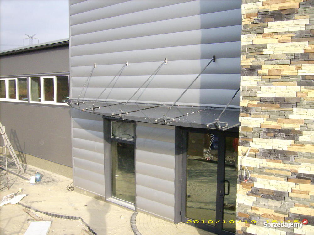 Daszek szklany dachy szkła zadaszenie szklane Gorlice