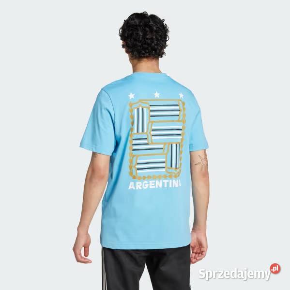 Męska Koszulka adidas Argentina Graphic S M L XL Piłka nożna