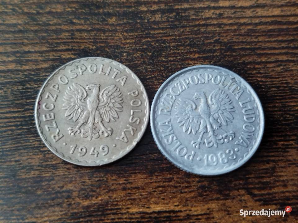 Moneta 1 złoty 1949 MIEDZIONIKIEL wielkopolskie
