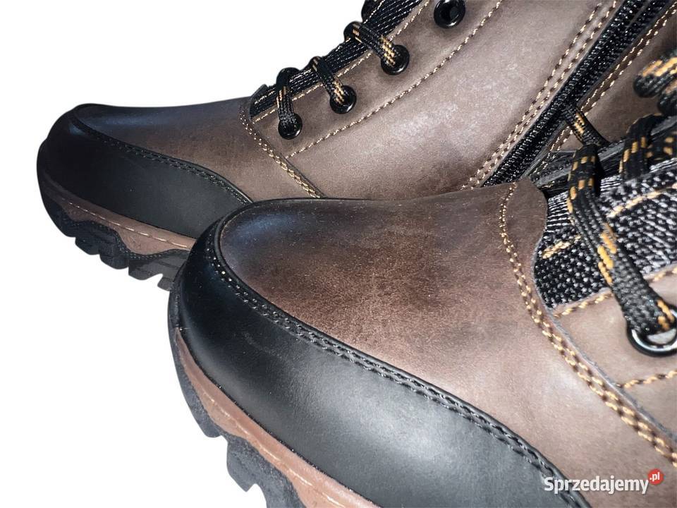 Buty zimowe męskie czarny Jarosław