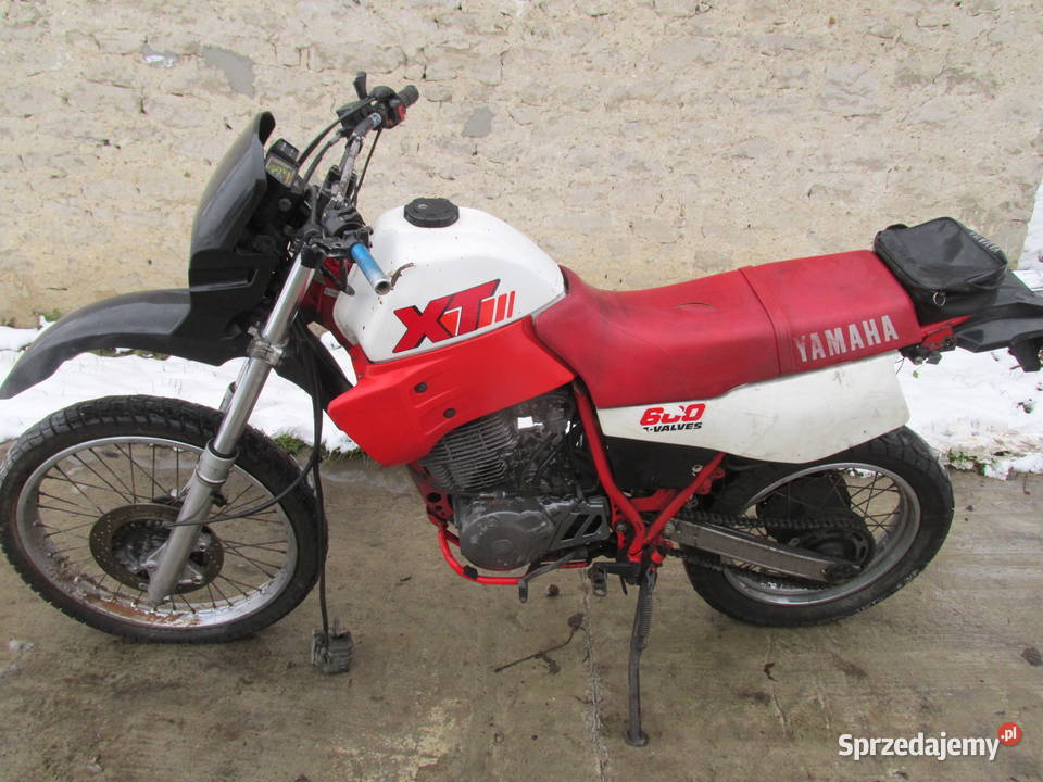 Lewy set podnóżek kierowcy Yamaha XT 600 2KF 88r