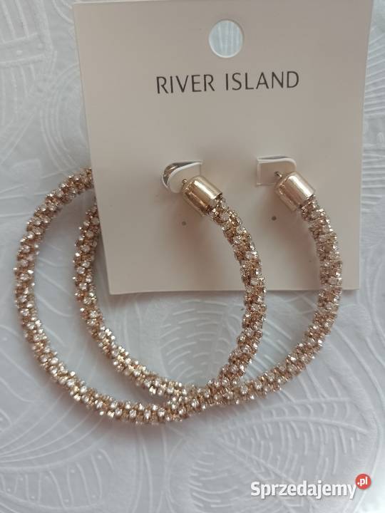 RIVER ISLAND Bogato zdobione duże Kolczyki koła małopolskie Kraków sprzedam