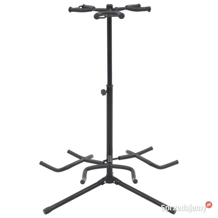 vidaXL Stojak na gitarę czarny stalowySKU70075