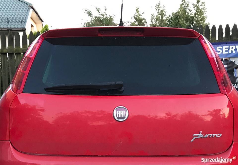 !OKAZJA! Fiat Grande Punto klapa tylna z lotką czerwona