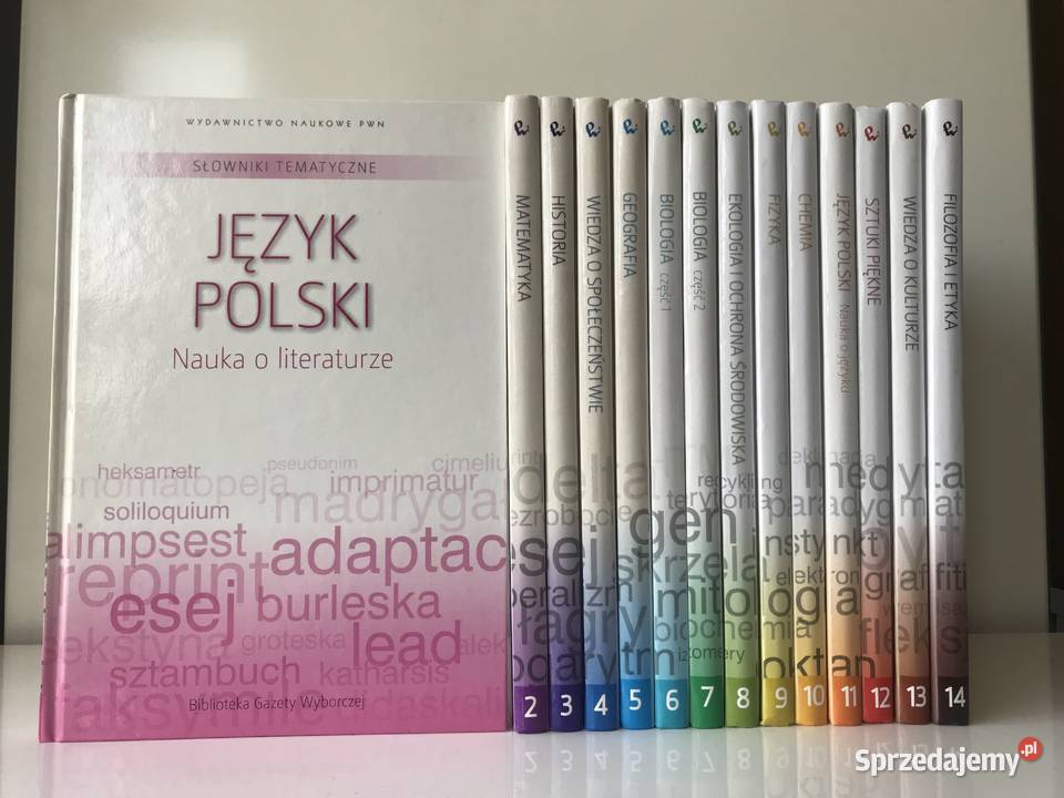 ucznia SŁOWNIKI TEMATYCZNE 14 tomów PWN Kraków