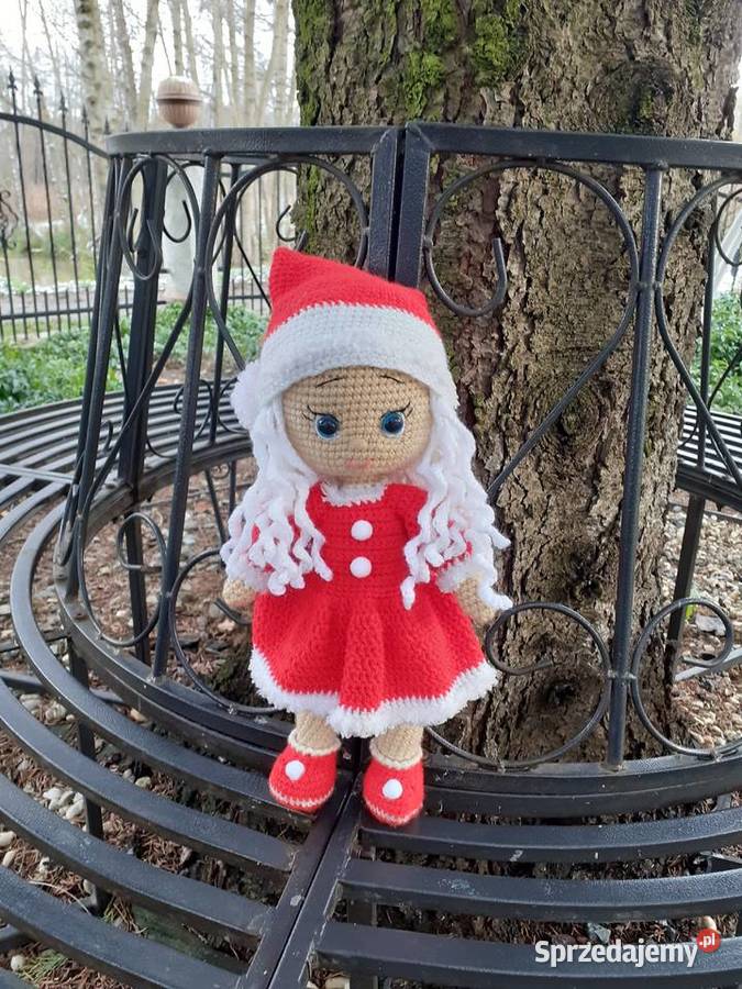 Mikołajka lalka na szydełku Nakło nad Notecią sprzedam