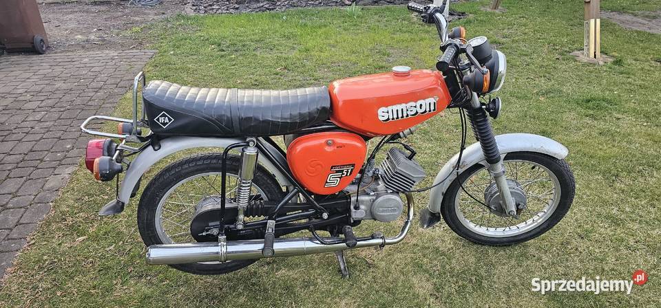 Simson s51 1989 Motocykle, skutery, quady Kępa