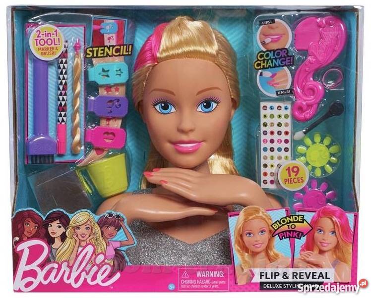 Barbie Głowa do Czesania Stylizacji Wizaż 30 małopolskie Mogilany