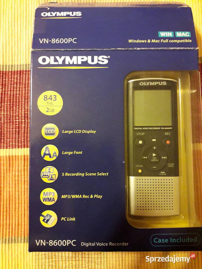 Dyktafon OLIMPUS VN - 8600PC