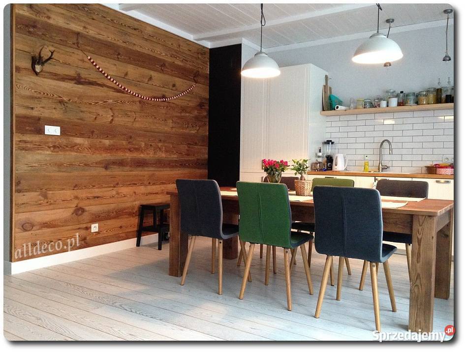 Stara deska obiciowa niepowtarzalny efekt mazowieckie Warszawa