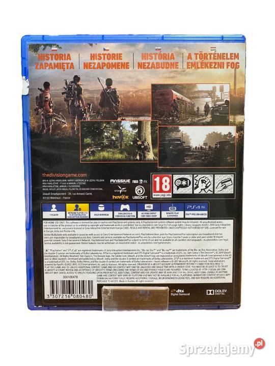 Gra The Division 2 PlayStation 4 4 pudełkowa warmińsko-mazurskie Elbląg
