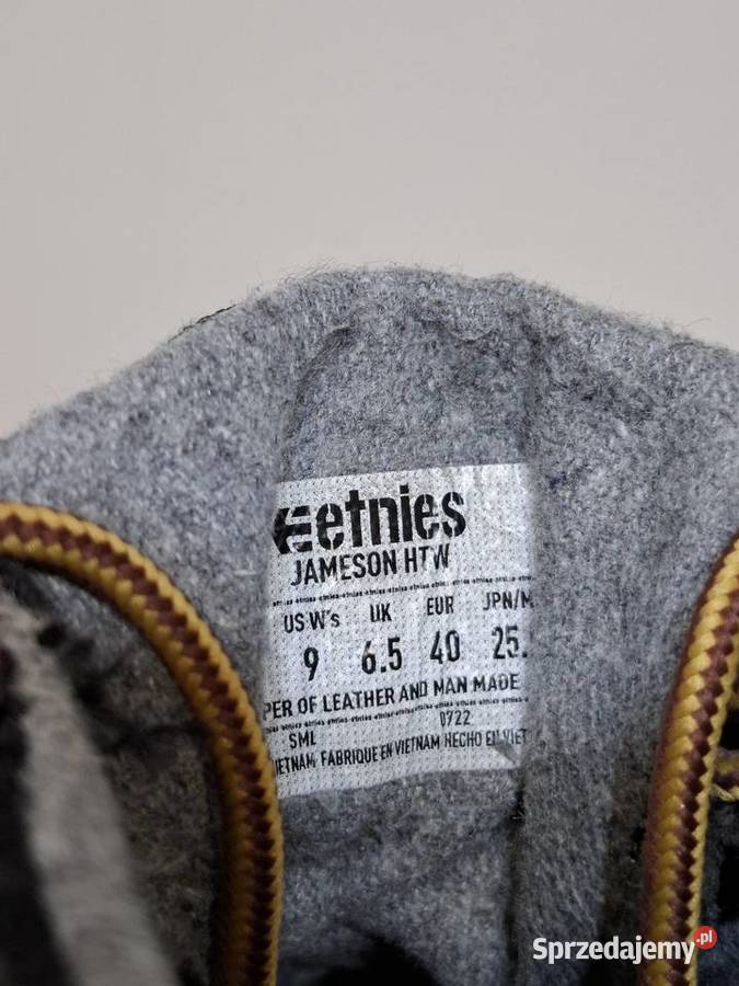 Etnies 40 Jameson Htw buty sportowe zimowe 25.5cm Kraków