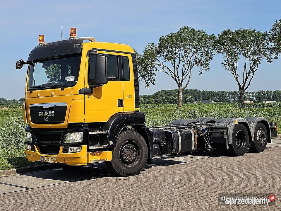 MAN 26360 TGS 6X24 MANUAL 9T FA podwozie z pomorskie