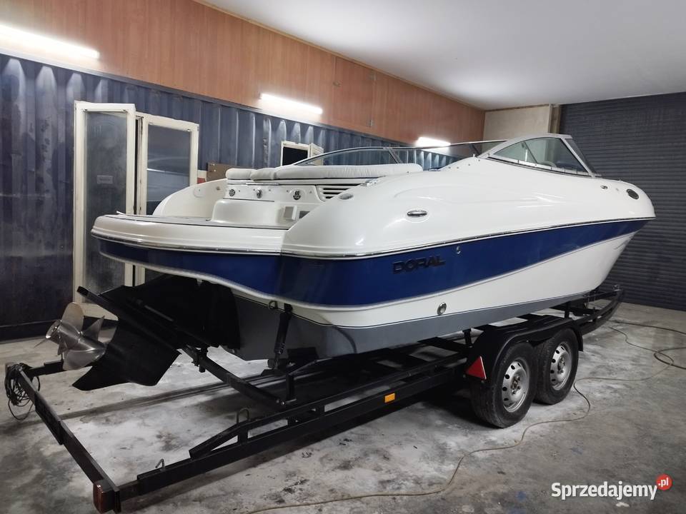 Łódź motorowa DORAL 245 silnik 57 GXI wtrysk Przejazdowo
