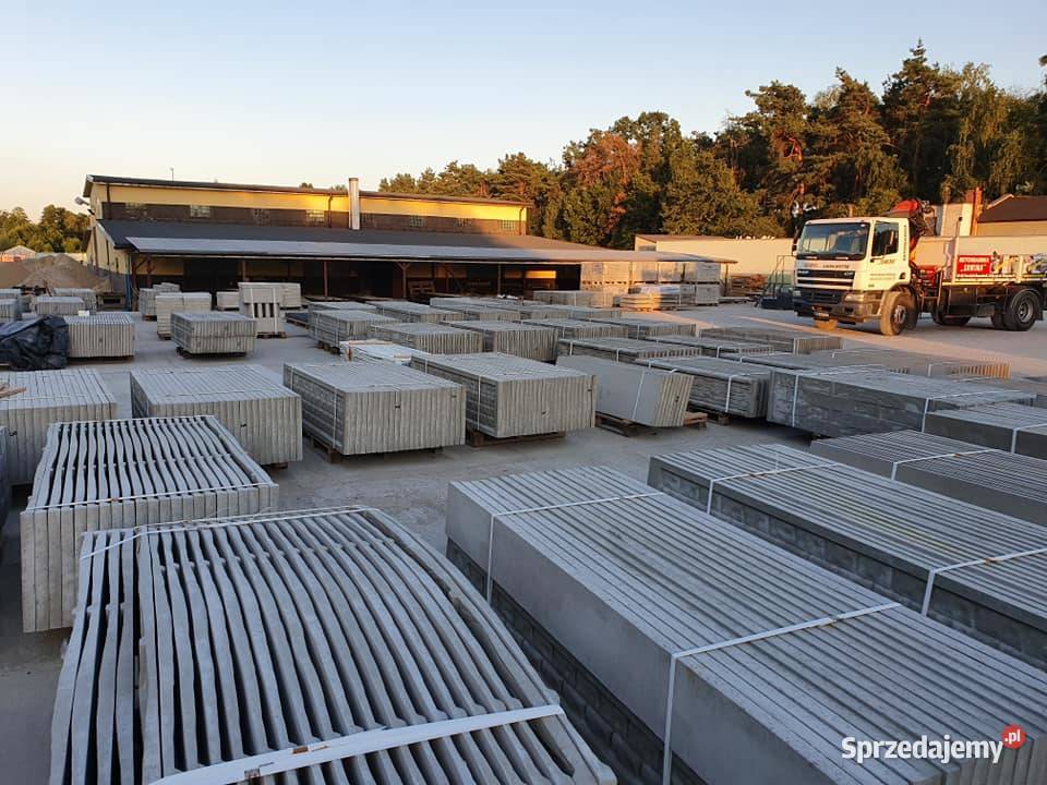 Ogrodzenia betonowe płyty betonowe kompleksowo Budownictwo i akcesoria mazowieckie Grodzisk Mazowiecki
