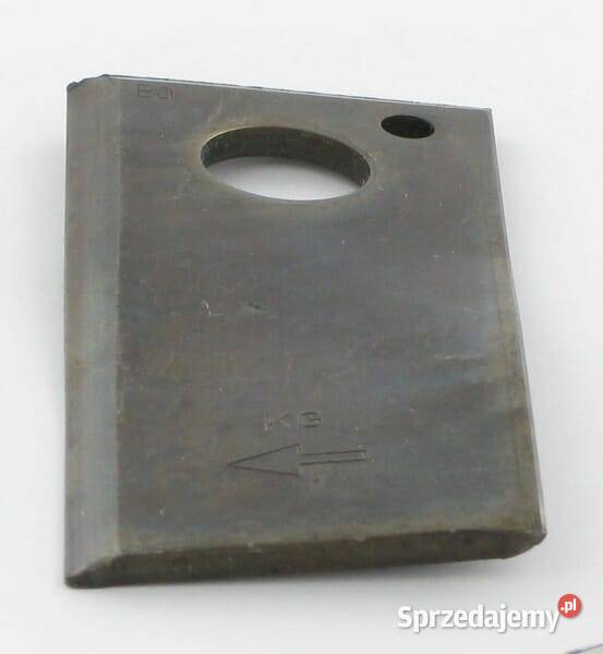 Nożyk kosiarki rotacyjnej prawy 107x48x4 mm Kamionna