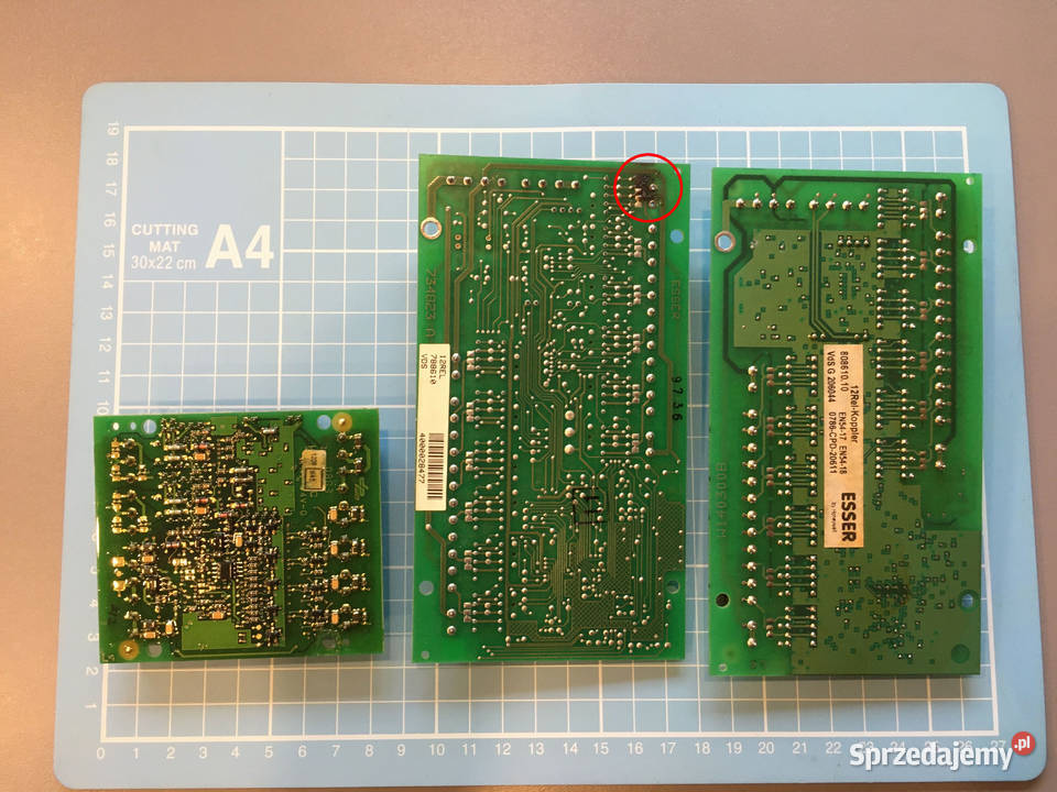 3 płytki elektroniki ESSER by Honeywell zasilacz Szczecinek