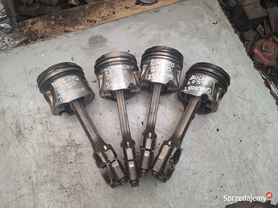 FIAT DUCATO 20 JTD tłok korbowód 250A1000 dostawcze Kielce sprzedam