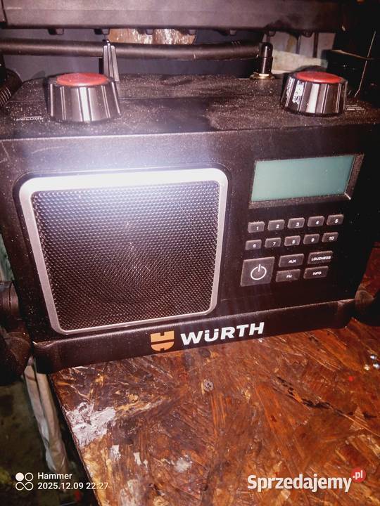 Radio wurth super nowe budowlane Twardogóra sprzedam