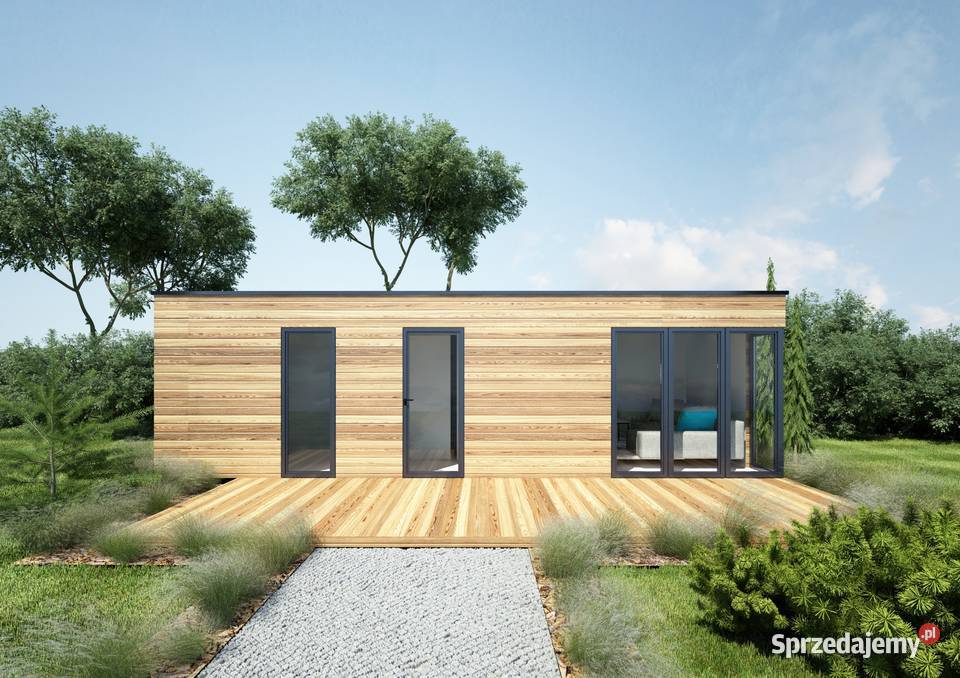 Domek letniskowy drewniany nowoczesny 35m2 na wielkopolskie Poznań