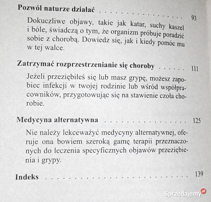 Domowe sposoby na przeziębienie i grypę Barbara Chełm sprzedam