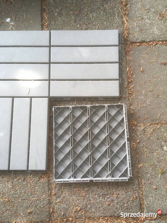 Płytki tarasowe kompozytowe 30x30x2 58 m2 szare mazowieckie Zielonka