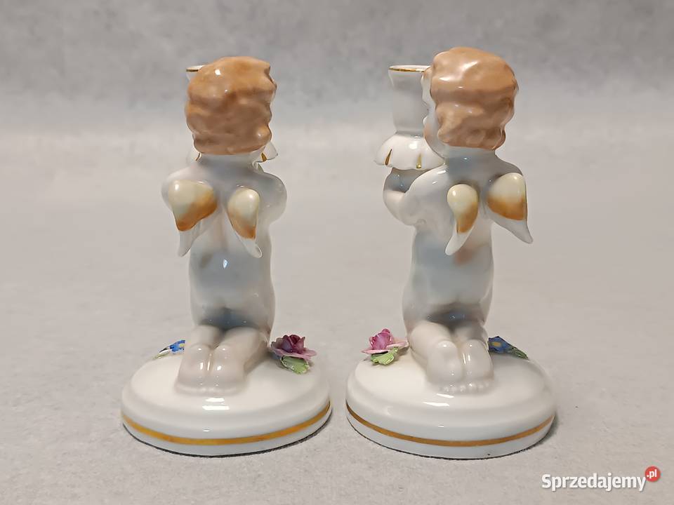 Von Schierholz Plaue Świeczniki Para Figuralnych sprzedam