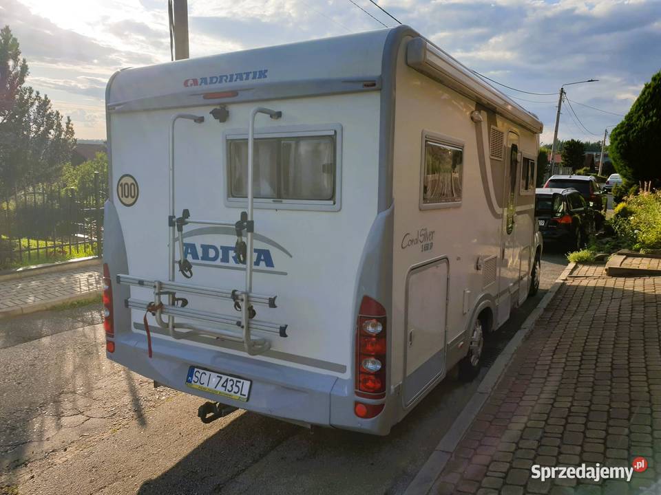 Kamper Adria Coral SP650 Silver 23 JTD 08 Cieszyn sprzedam