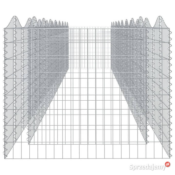 Łukowaty kosz gabionowy 800x100x100 Pozostałe mazowieckie Warszawa