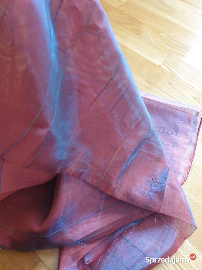 Organtyna róż metalik 70 x 300 tkanina mazowieckie Radom