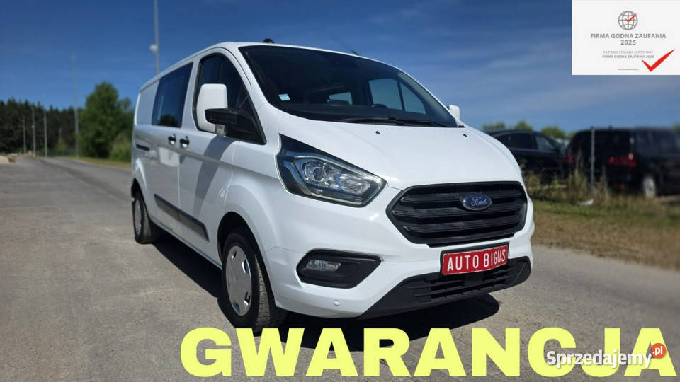 Ford Transit Custom Brygadówka Long 6 Osobowy Transit  Custom Lębork