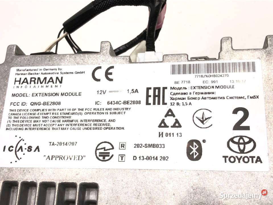 RADIO TOYOTA AURIS II 6434CBE2808 1318