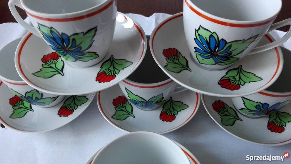 Filiżanki porcelanowe Aldona CHODZIEŻ Białystok