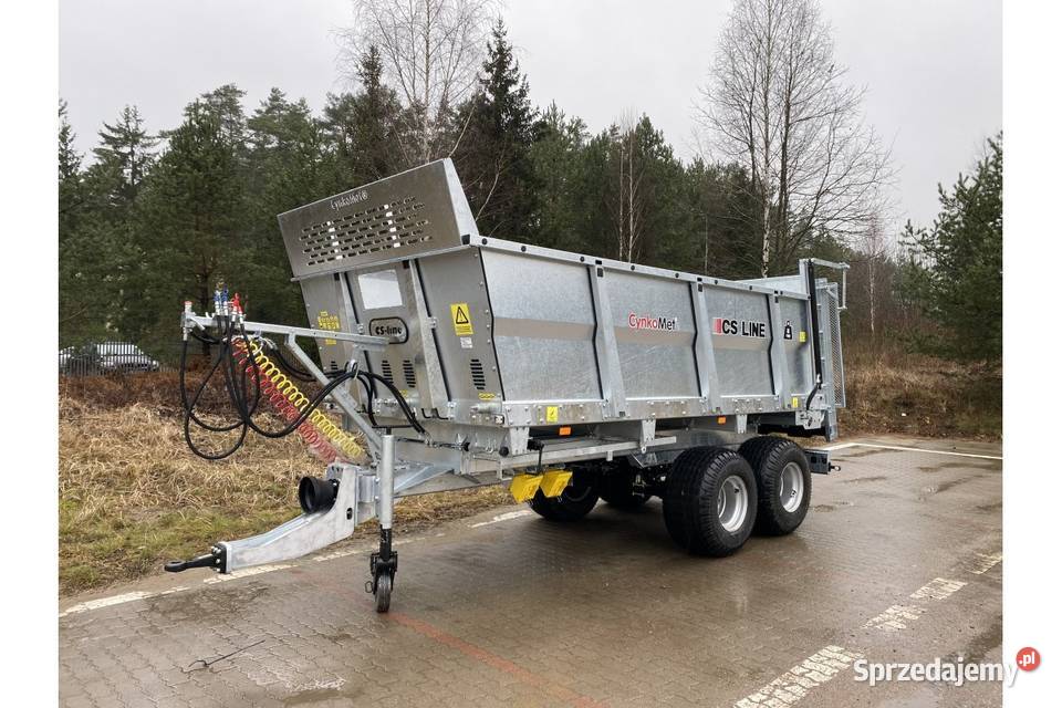 Rozrzutnik obornika tandem rozrzutniki Cynkomet kujawsko-pomorskie