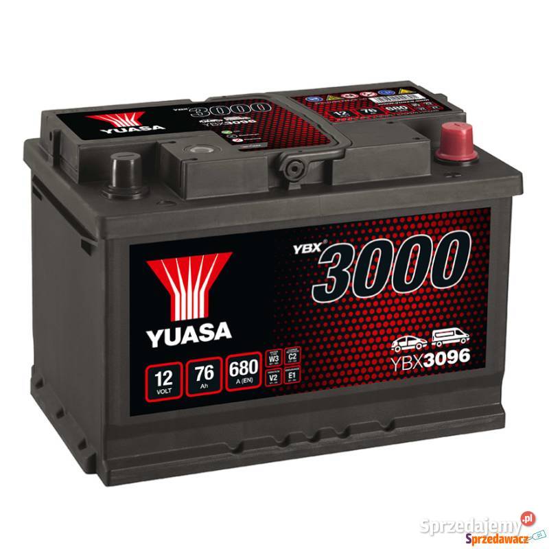 Akumulator 76Ah 680A Yuasa Standard 12V Prawy osobowe Gdynia