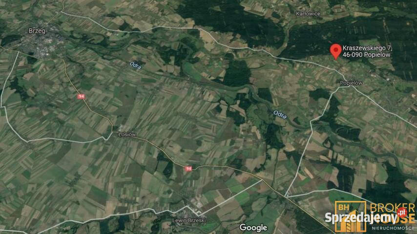 Ogłoszenie działka 1190 metrów Popielów