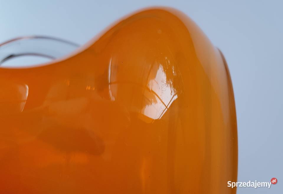 Pomarańczowy dzbanek Fiedorowicz Ząbkowice