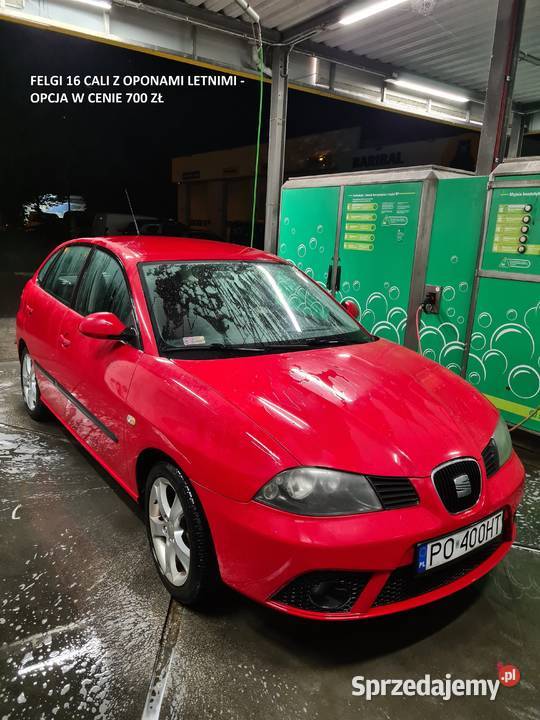 Seat Ibiza 14 16V 2008 r 130300 1 właściciel pierwszy właściciel Poznań