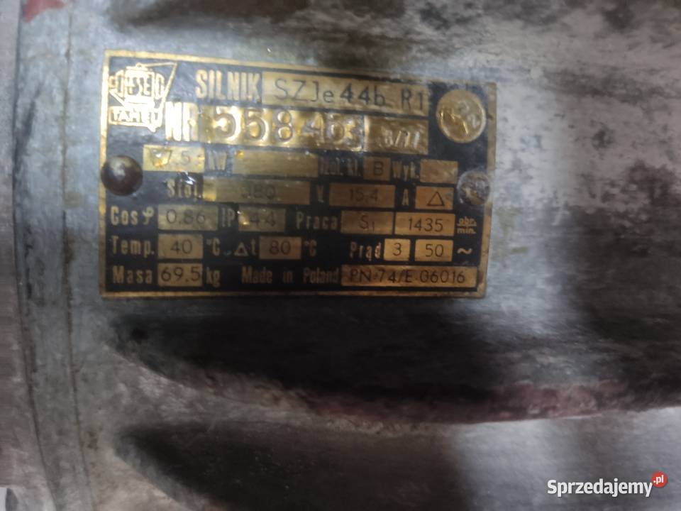 Silnik elektryczny 7 5 kw lubelskie Ludwin-Kolonia