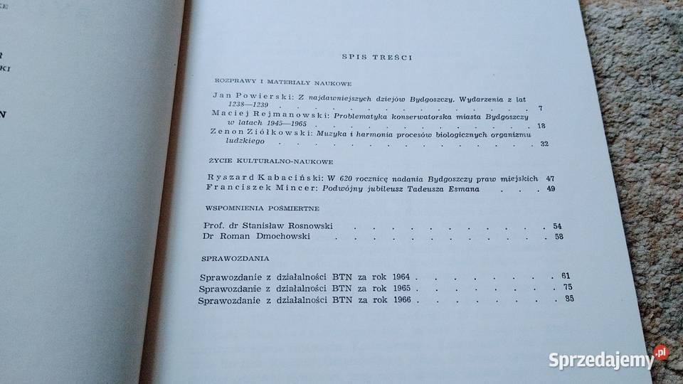 Bydgostiana 3 19641966 Bydgoskie Towarzystwo Gdańsk sprzedam