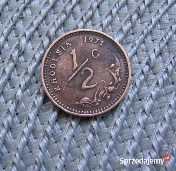 Rodezja 12 Centa 1971r Kalisz
