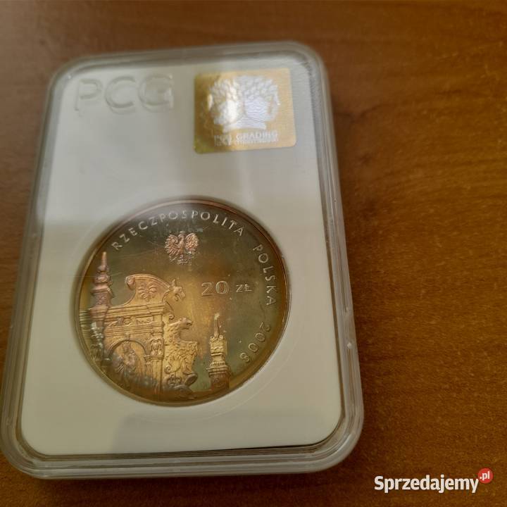 Moneta srebrna Kazimierz Dolny 20 z 2008 r Warszawa