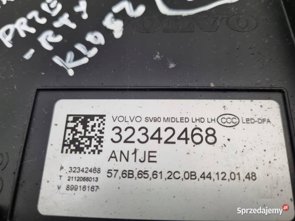 LAMPA LEWA Volvo V90 S90 II PRZEDNIA lewy przód Lampy przednie Chełm