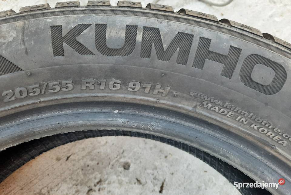 4x OPONY ZIMOWE 20555R16 Kumho Wintercraft WP52 Szczerbice