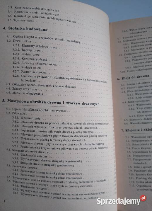 Technologia Stolarstwo cz 2 W Prządka J Szczuka