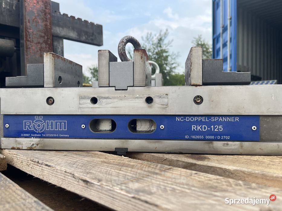 Imadło maszynowe RHM RKD125 NCDoppelspanner Imadła Tuliszków