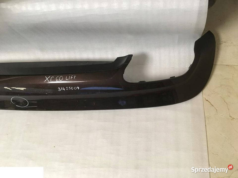 VOLVO XC60 II LIFT DYFUZOR SPOILER ZDERZAKA TYŁ Kozubszczyzna